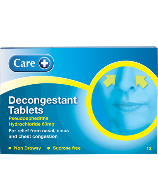 Care Decongestant Tablets