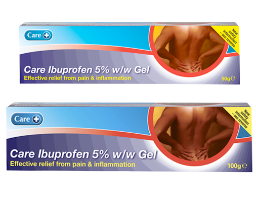 Care Ibuprofen 5% Gel